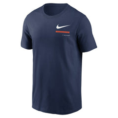 Detroit Tigers Nike Over the Shoulder T-Shirt - Navy T-shirts