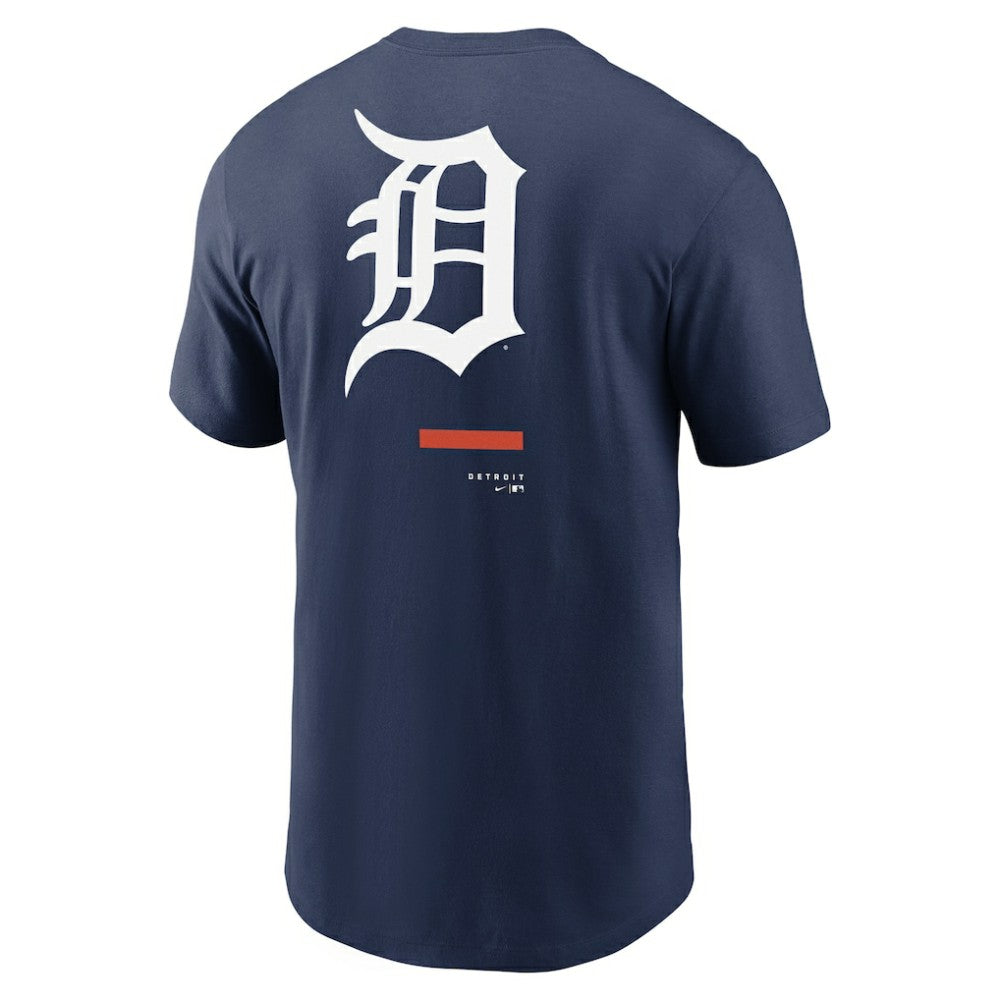 Detroit Tigers Nike Over the Shoulder T-Shirt - Navy T-shirts