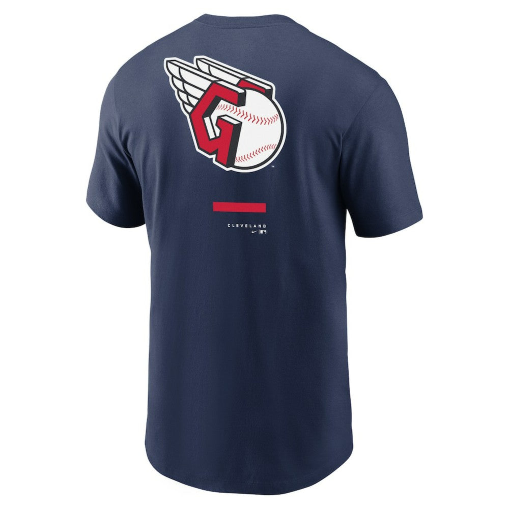 Cleveland Guardians Nike Over the Shoulder T-Shirt - Navy T-shirts