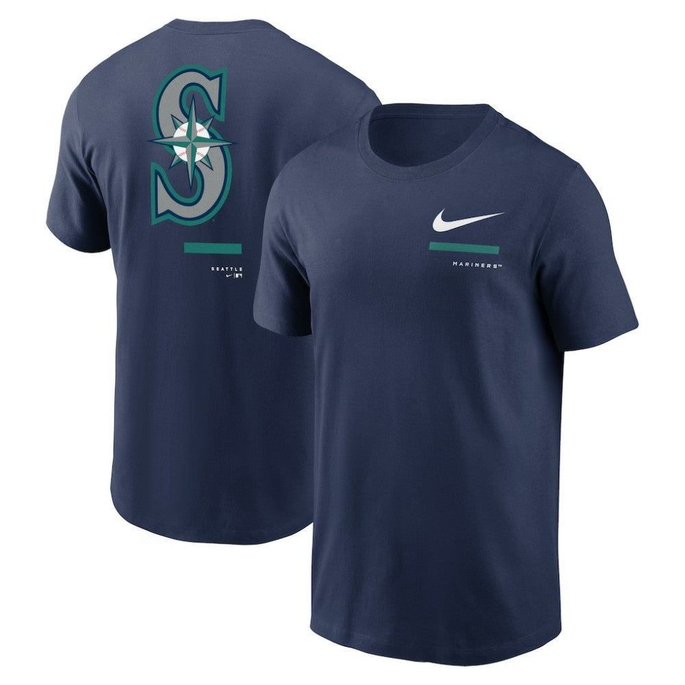 Seattle Mariners Nike Over the Shoulder T-Shirt - Navy T-shirts