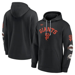 San Francisco Giants Nike Rewind Lefty Pullover Hoodie - Black Hoodies