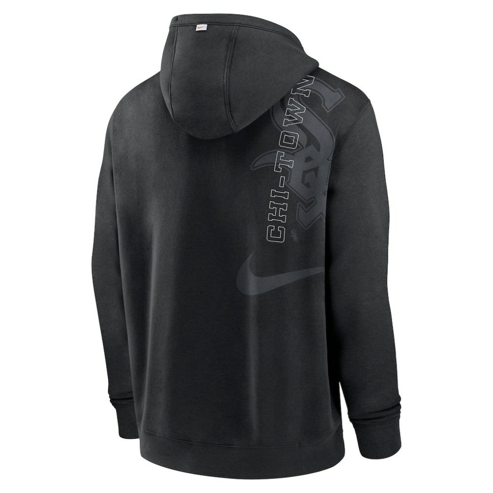 Chicago White Sox Nike Statement Ball Game Pullover Hoodie - Black Hoodies