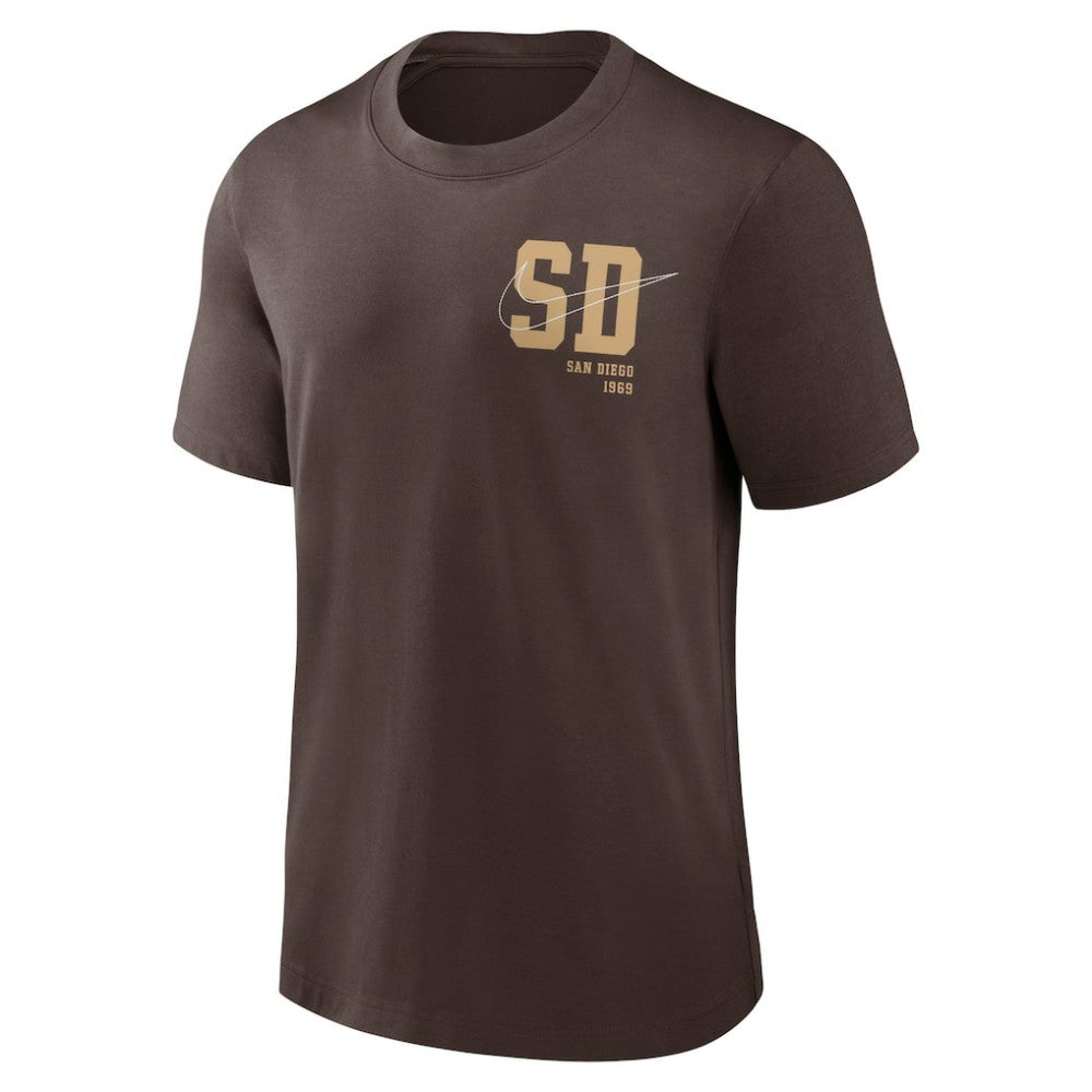 San Diego Padres Nike Statement Game Over T-Shirt - Brown T-shirts