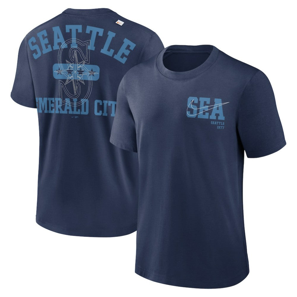 Seattle Mariners Nike Statement Game Over T-Shirt - Navy T-shirts
