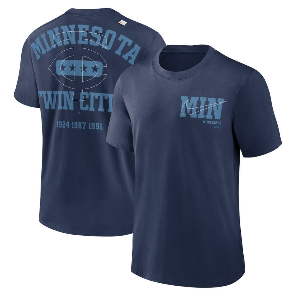 Minnesota Twins Nike Statement Game Over T-Shirt - Navy T-shirts