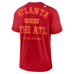 Atlanta Braves Nike Statement Game Over T-Shirt - Red T-shirts