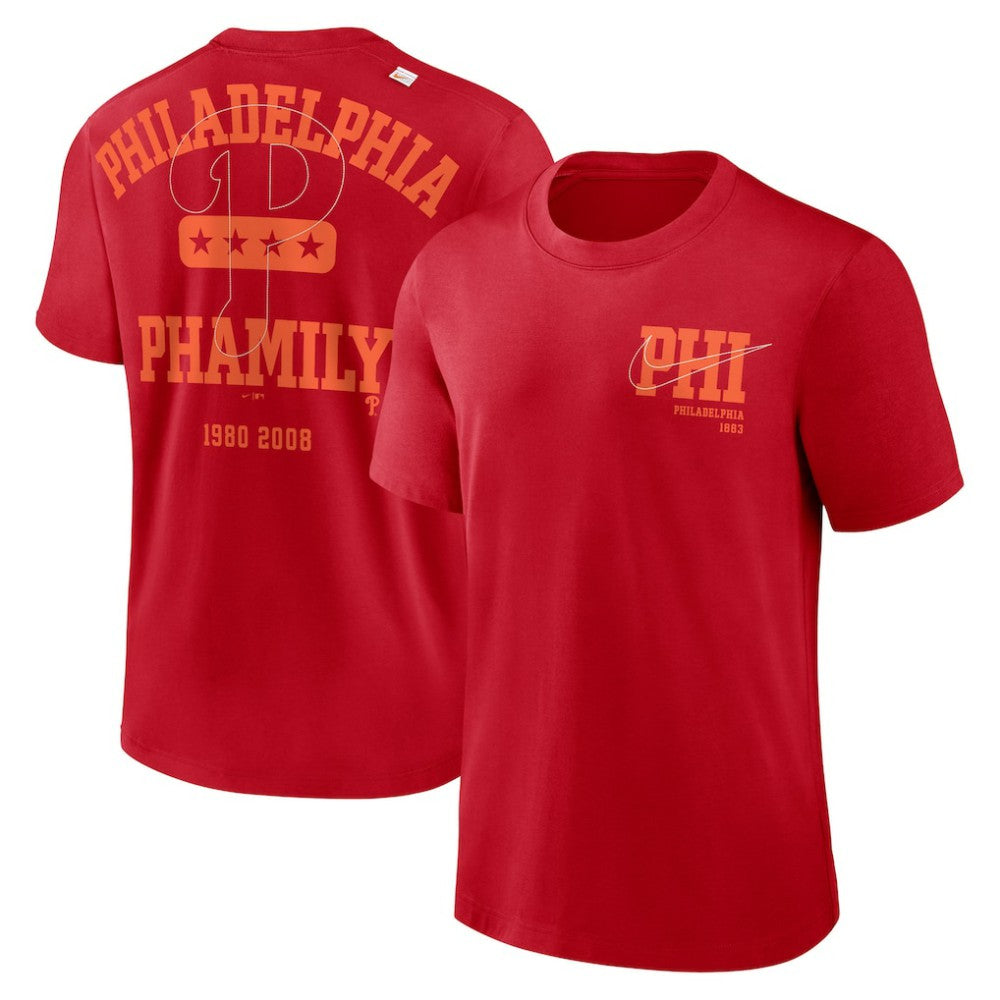 Philadelphia Phillies Nike Statement Game Over T-Shirt - Red T-shirts
