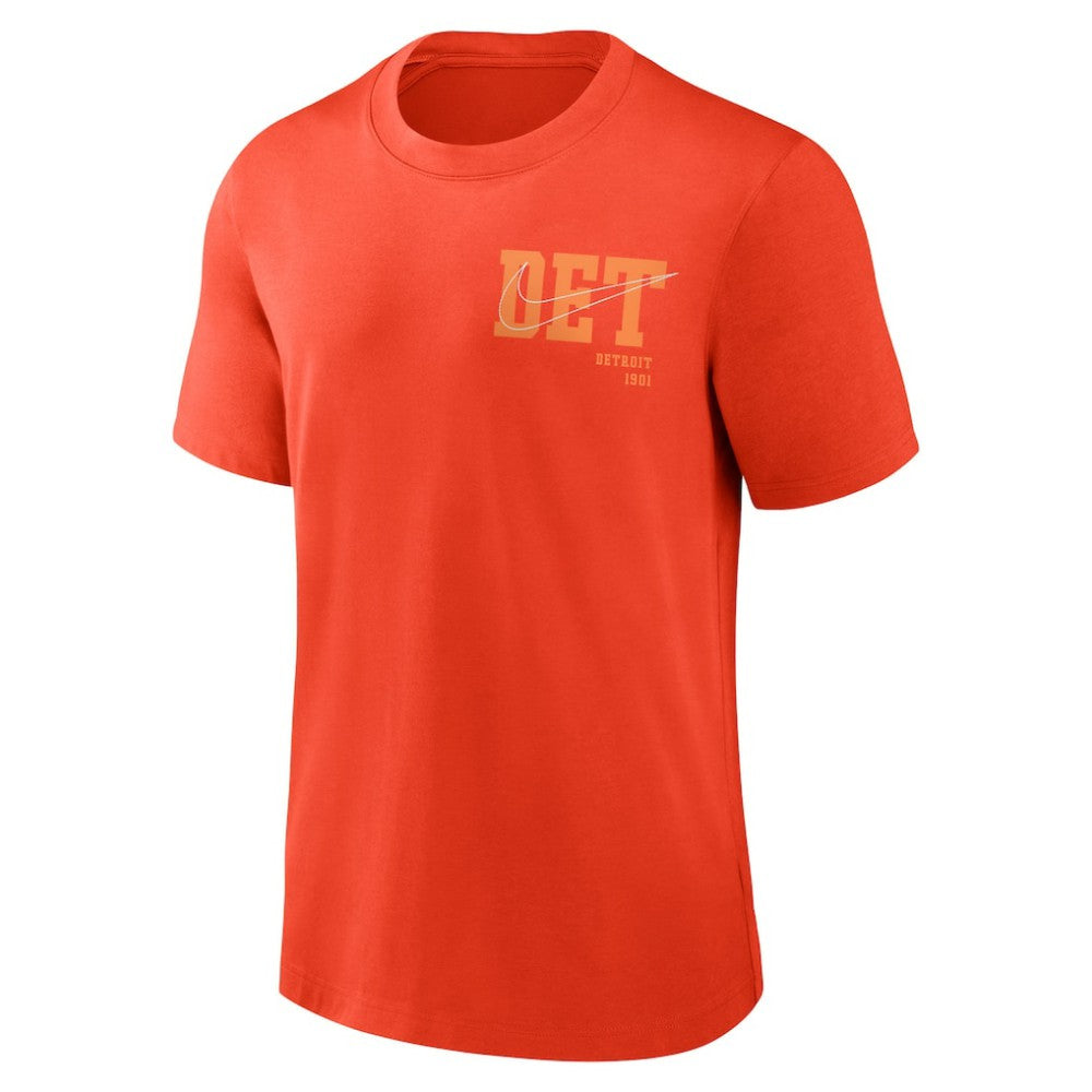 Detroit Tigers Nike Statement Game Over T-Shirt - Orange T-shirts