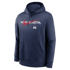 Minnesota Twins Nike 2023 Swoosh Neighborhood Pullover Hoodie - Navy Hoodies