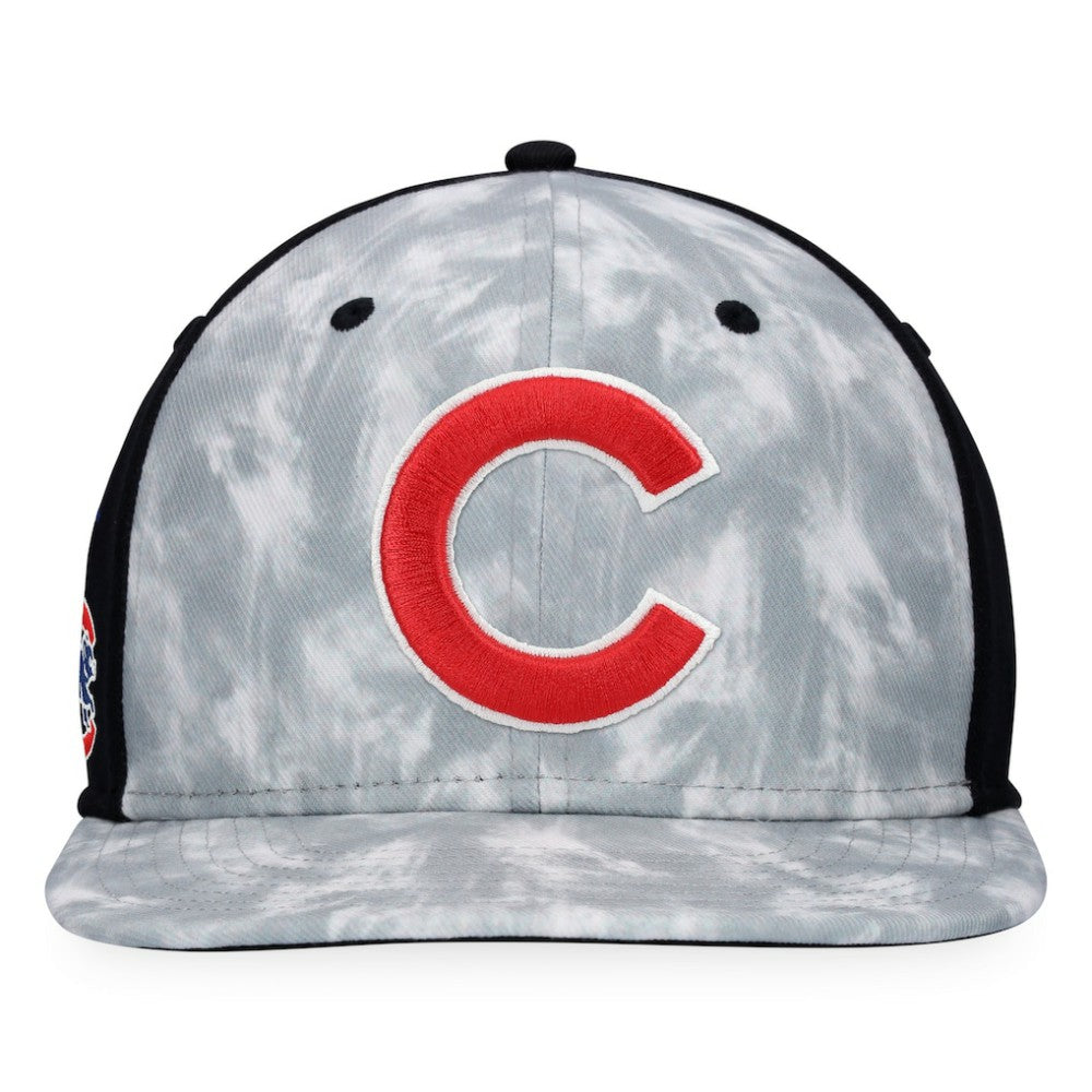 Chicago Cubs Majestic Smoke Dye Snapback Hat - Gray Hats