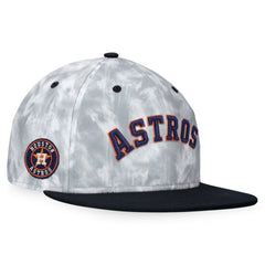 Houston Astros Fanatics Smoke Dye Fitted Hat - Black/White Hats