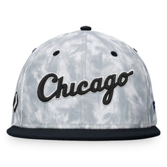 Chicago White Sox Fanatics Smoke Dye Fitted Hat - Black/White Hats