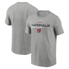 Washington Nationals Nike Team Engineered Performance T-Shirt - Heather Gray T-shirts