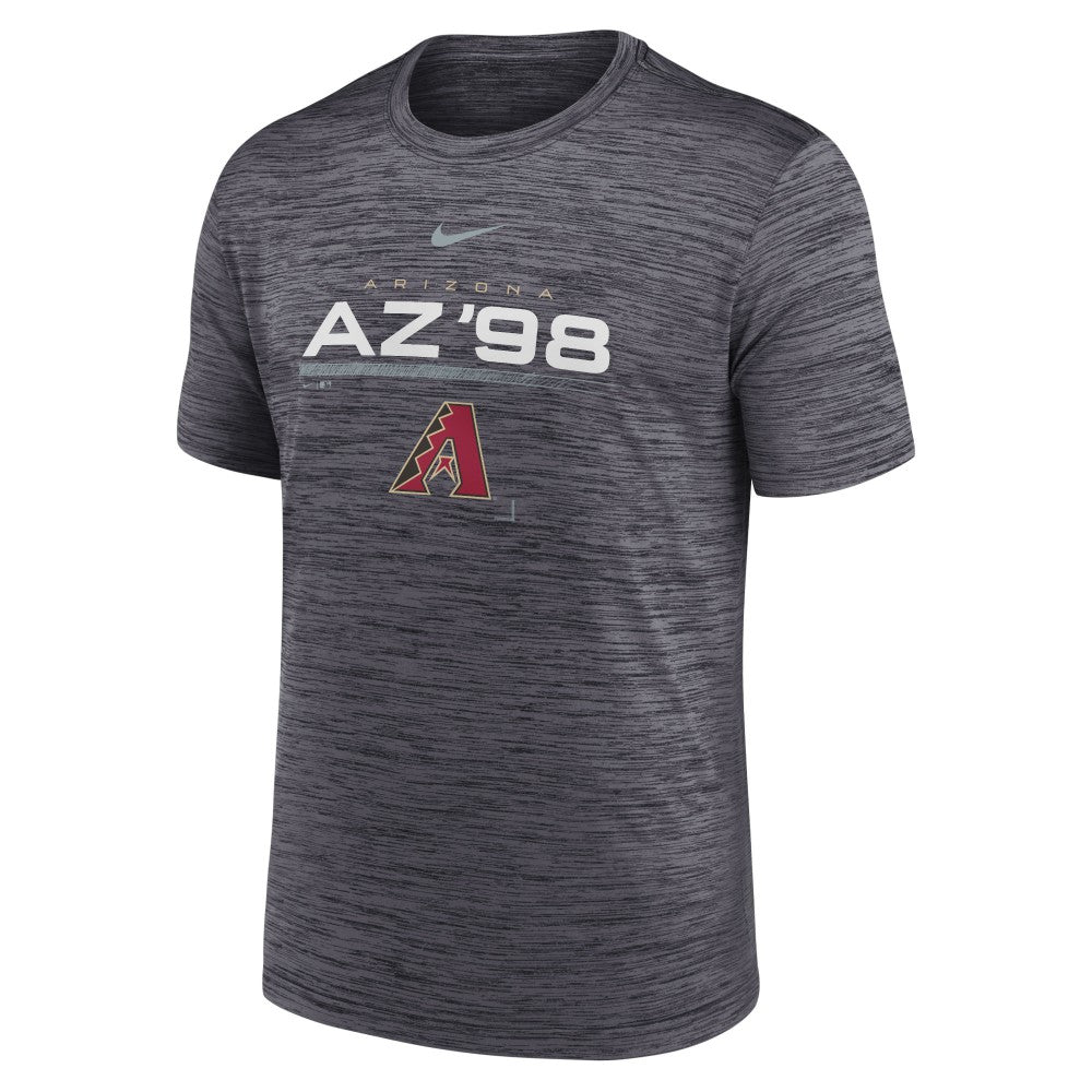 Arizona Diamondbacks Nike Wordmark Velocity Performance T-Shirt - Black T-shirts