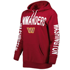 Washington Commanders G-III 4Her by Carl Banks Women's Extra Point Pullover Hoodie - Burgundy Hoodies