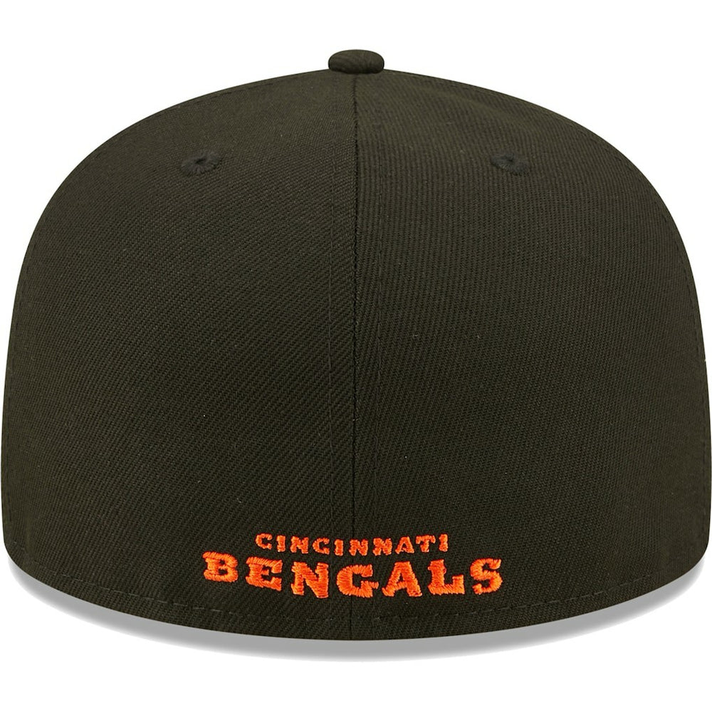 Cincinnati Bengals New Era Flawless 59FIFTY Fitted Hat - Black Hats