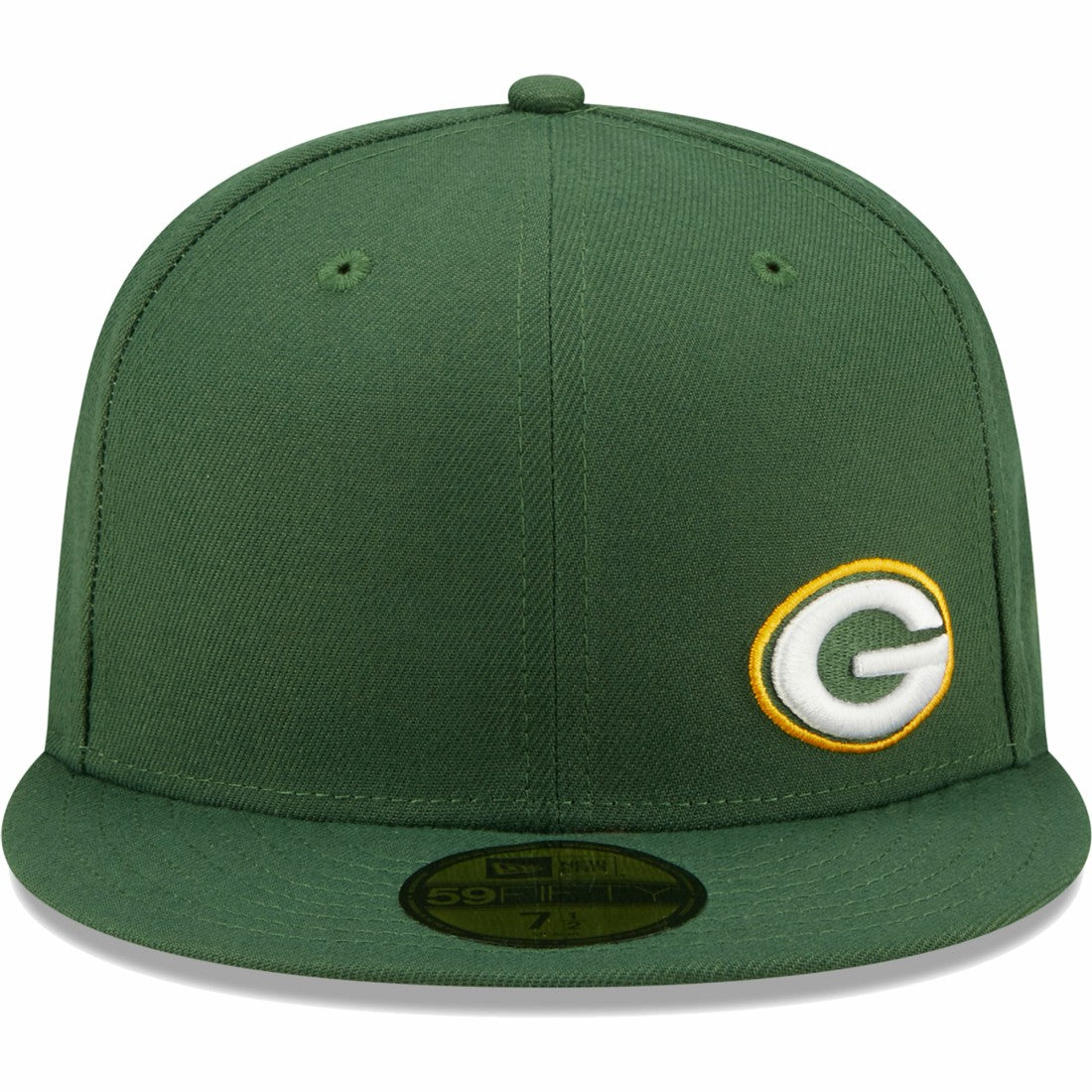 Green Bay Packers New Era Flawless 59FIFTY Fitted Hat - Green Hats