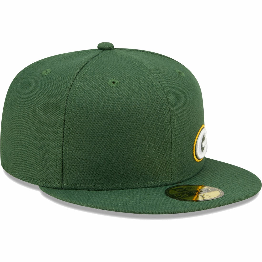 Green Bay Packers New Era Flawless 59FIFTY Fitted Hat - Green Hats