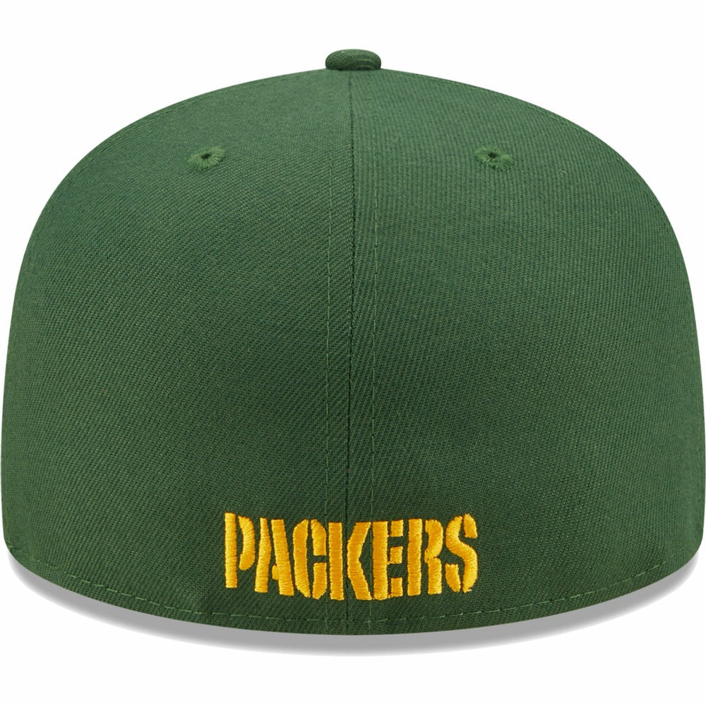 Green Bay Packers New Era Flawless 59FIFTY Fitted Hat - Green Hats