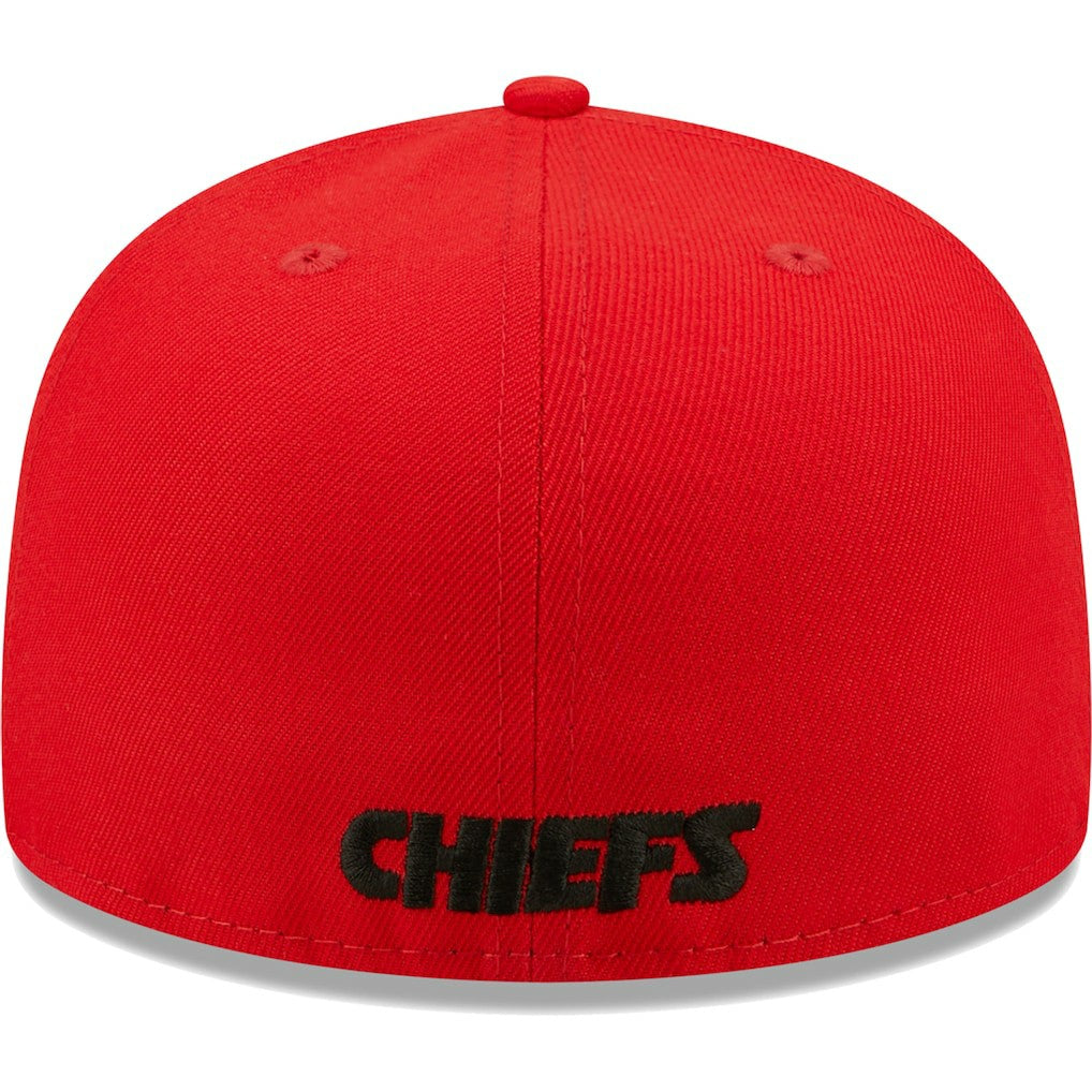 Kansas City Chiefs New Era Flawless 59FIFTY Fitted Hat - Red Hats