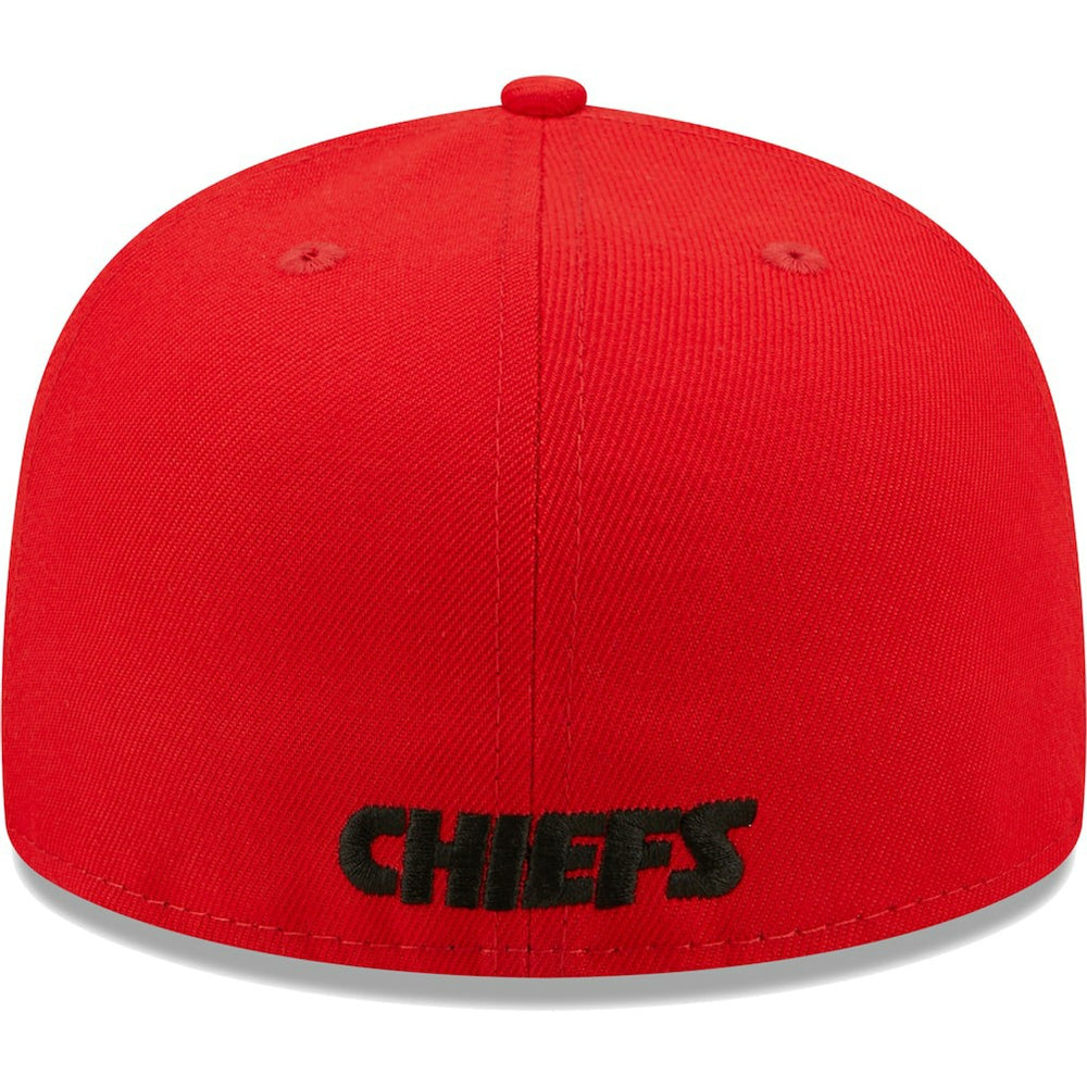 Kansas City Chiefs New Era Flawless 59FIFTY Fitted Hat - Red Hats