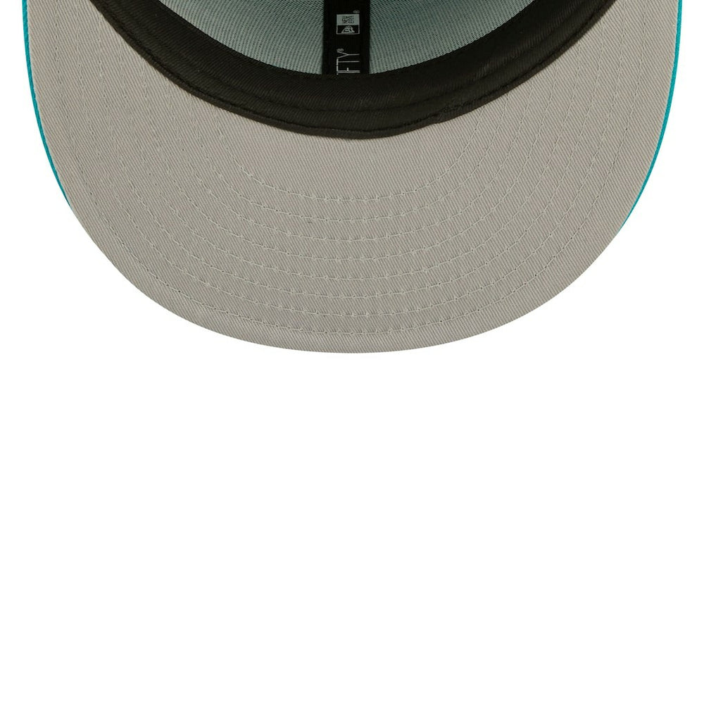 Miami Dolphins New Era Flawless 59FIFTY Fitted Hat - Aqua Hats