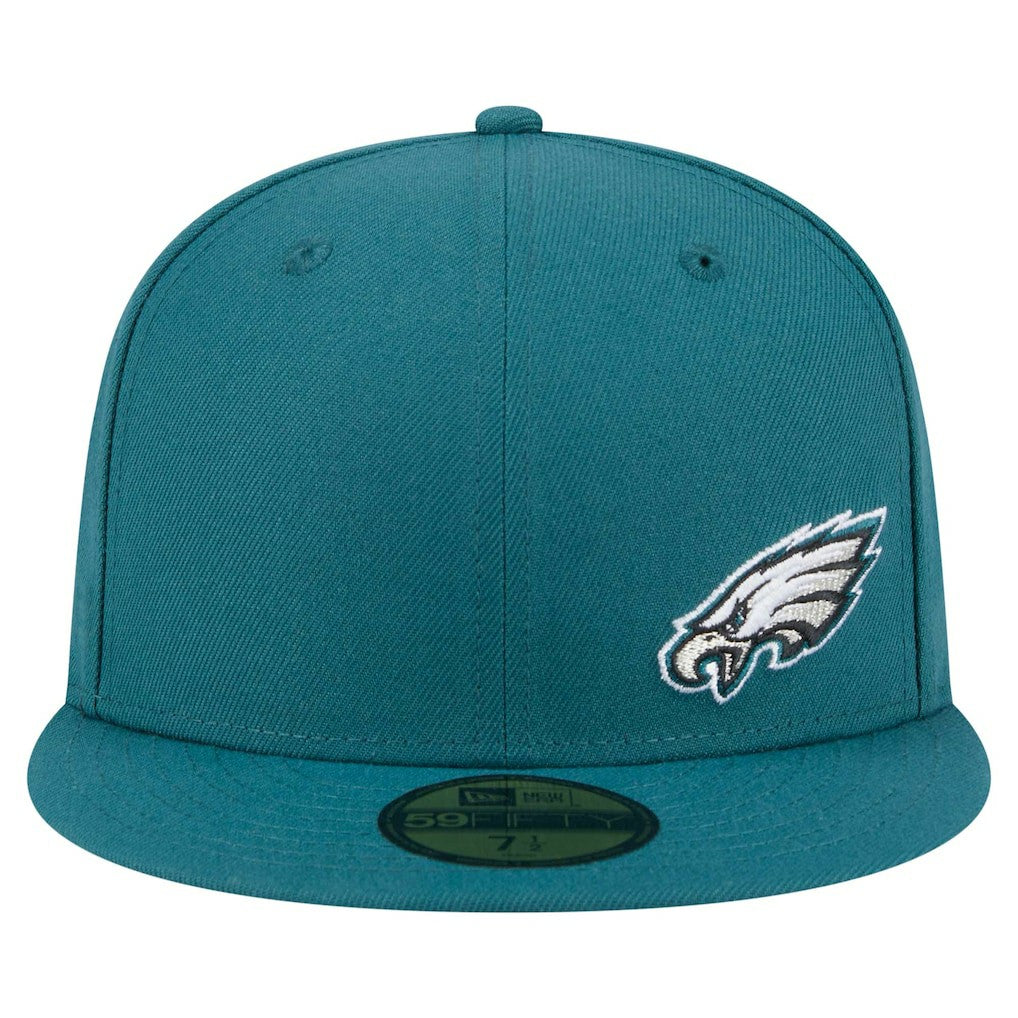 Philadelphia Eagles New Era Flawless 59FIFTY Fitted Hat - Midnight Green Hats