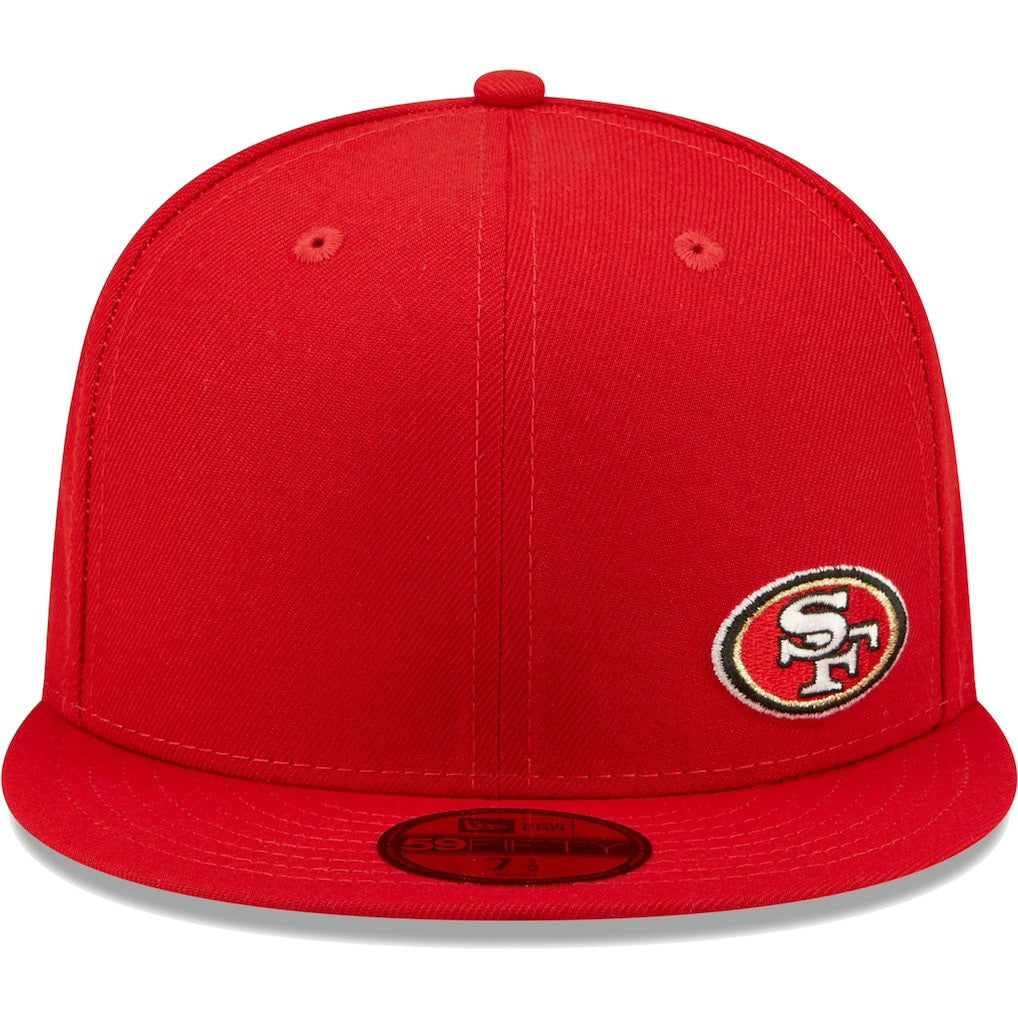 San Francisco 49ers New Era Flawless 59FIFTY Fitted Hat - Scarlet Hats