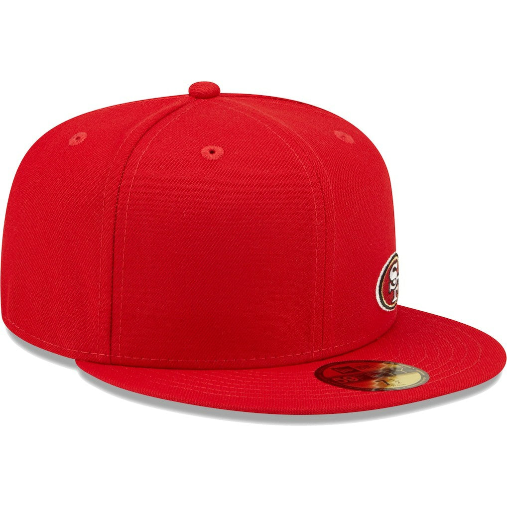 San Francisco 49ers New Era Flawless 59FIFTY Fitted Hat - Scarlet Hats