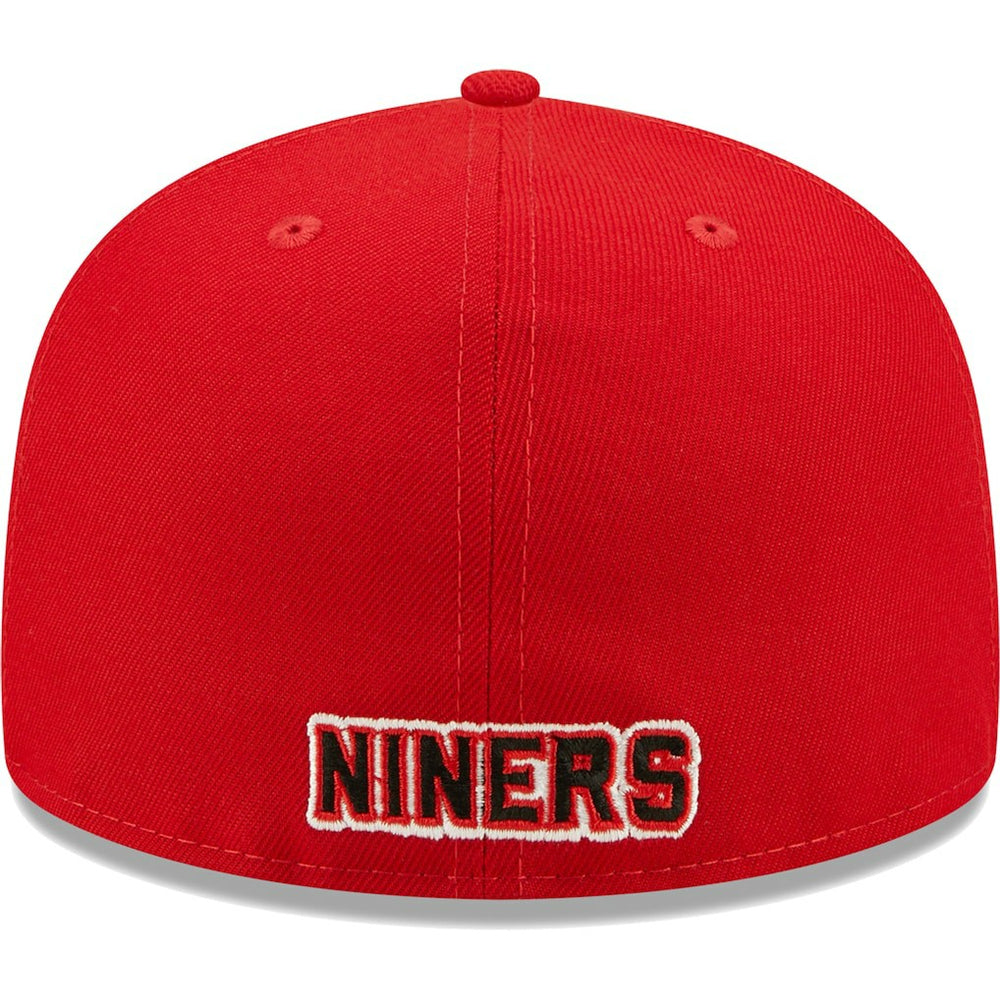 San Francisco 49ers New Era Flawless 59FIFTY Fitted Hat - Scarlet Hats