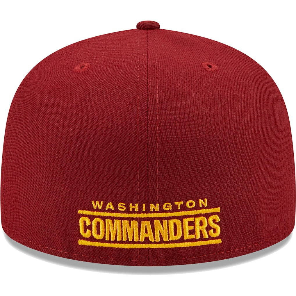 Washington Commanders New Era Flawless 59FIFTY Fitted Hat - Burgundy Hats