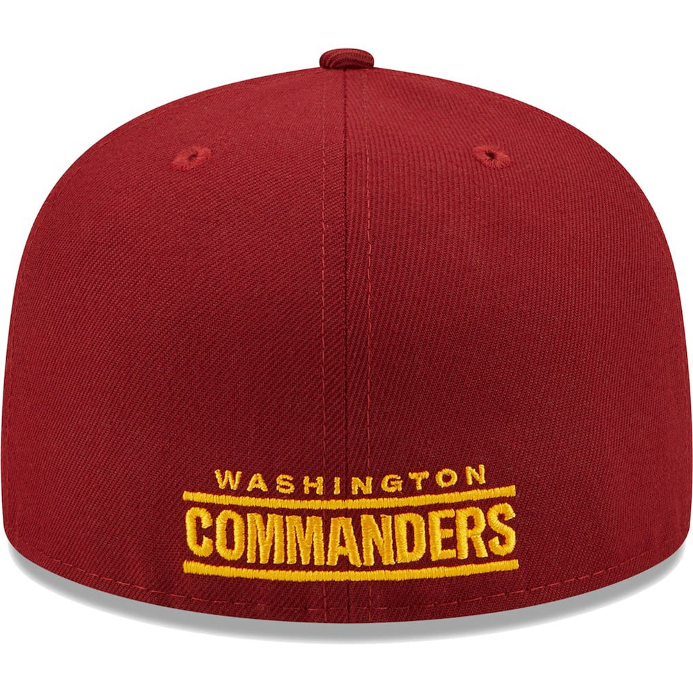 Washington Commanders New Era Flawless 59FIFTY Fitted Hat - Burgundy Hats