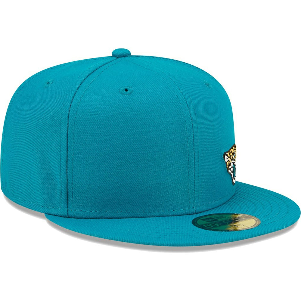 Jacksonville Jaguars New Era Flawless 59FIFTY Fitted Hat - Teal Hats
