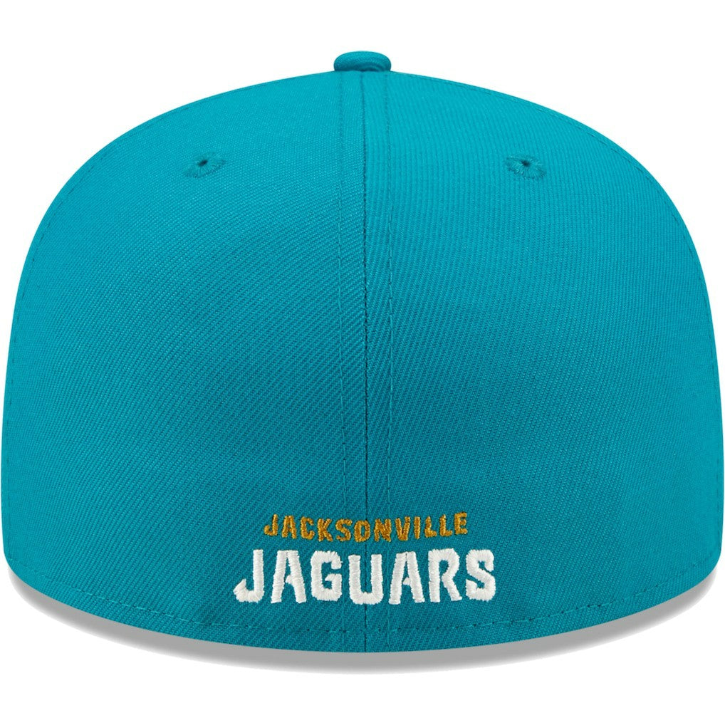 Jacksonville Jaguars New Era Flawless 59FIFTY Fitted Hat - Teal Hats