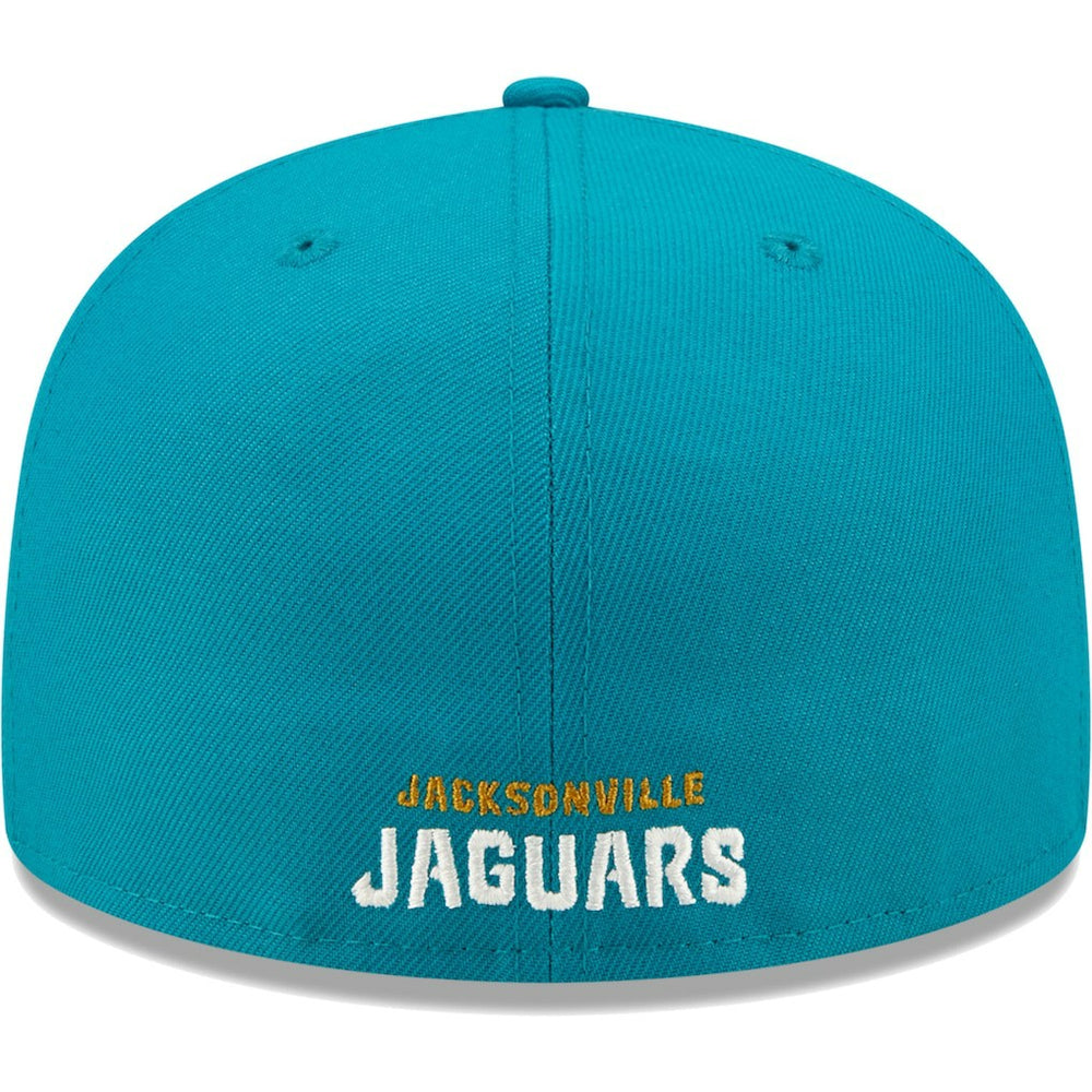 Jacksonville Jaguars New Era Flawless 59FIFTY Fitted Hat - Teal Hats