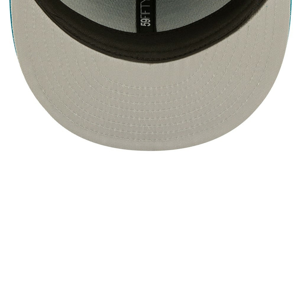 Jacksonville Jaguars New Era Flawless 59FIFTY Fitted Hat - Teal Hats