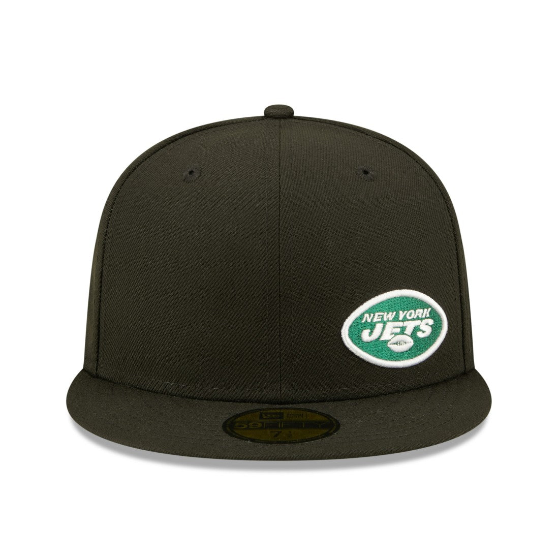New York Jets New Era Flawless 59FIFTY Fitted Hat - Black Hats