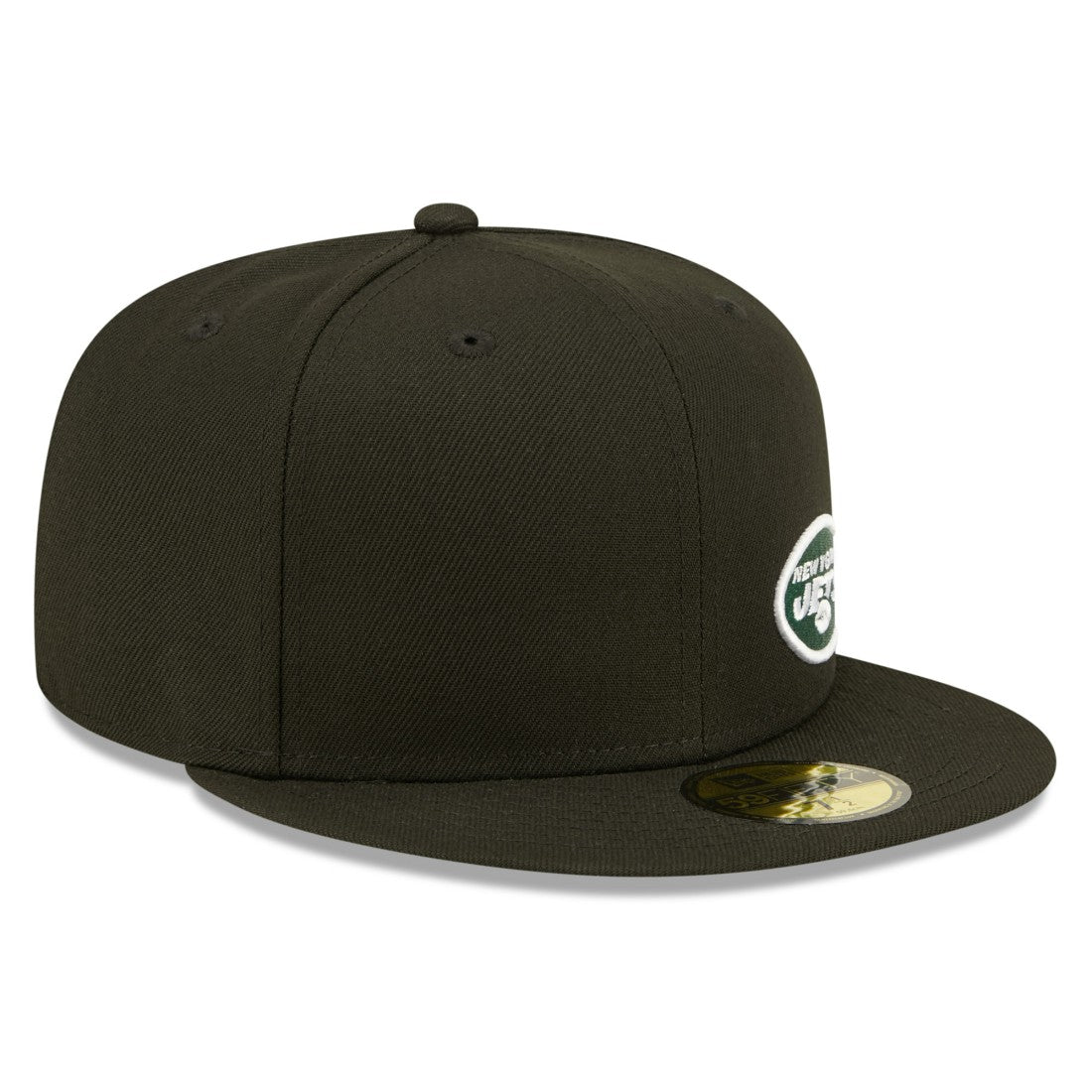 New York Jets New Era Flawless 59FIFTY Fitted Hat - Black Hats