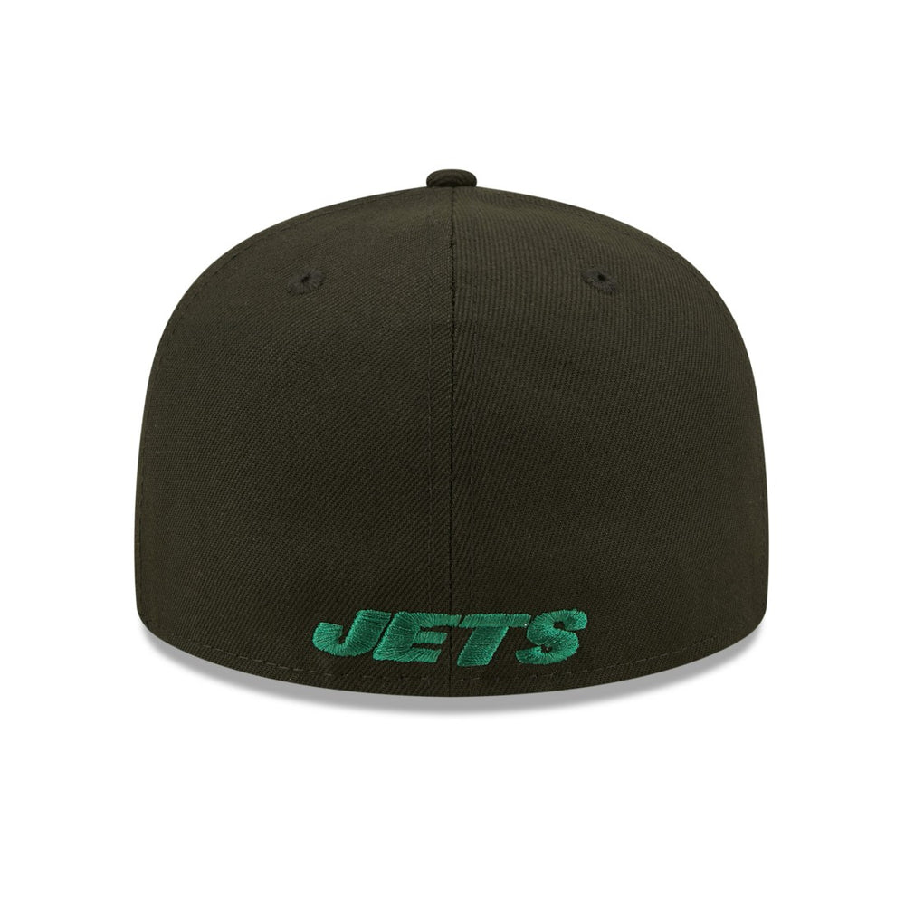New York Jets New Era Flawless 59FIFTY Fitted Hat - Black Hats