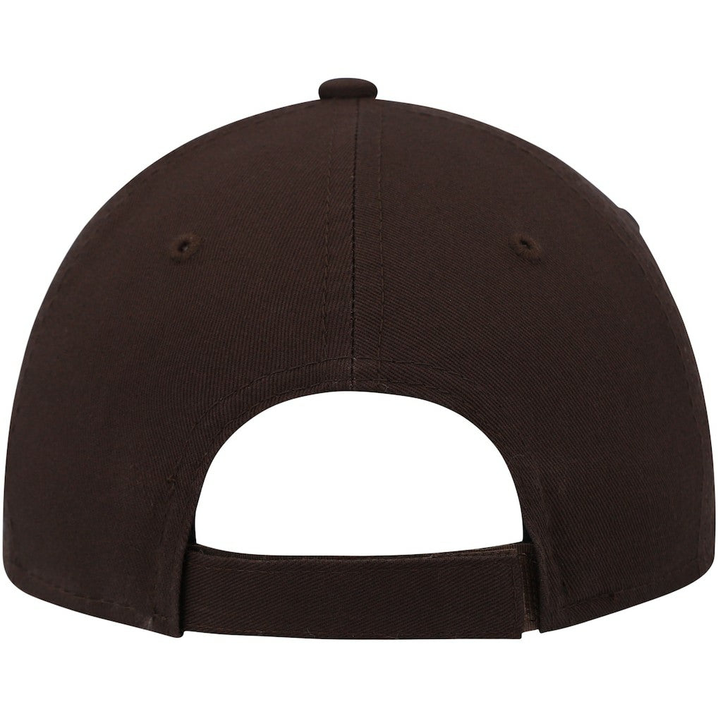 Cleveland Browns New Era Women's Simple 9FORTY Adjustable Hat - Brown Hats