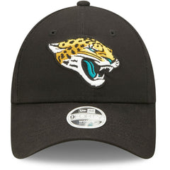 Jacksonville Jaguars New Era Women's Simple 9FORTY Adjustable Hat - Black Hats