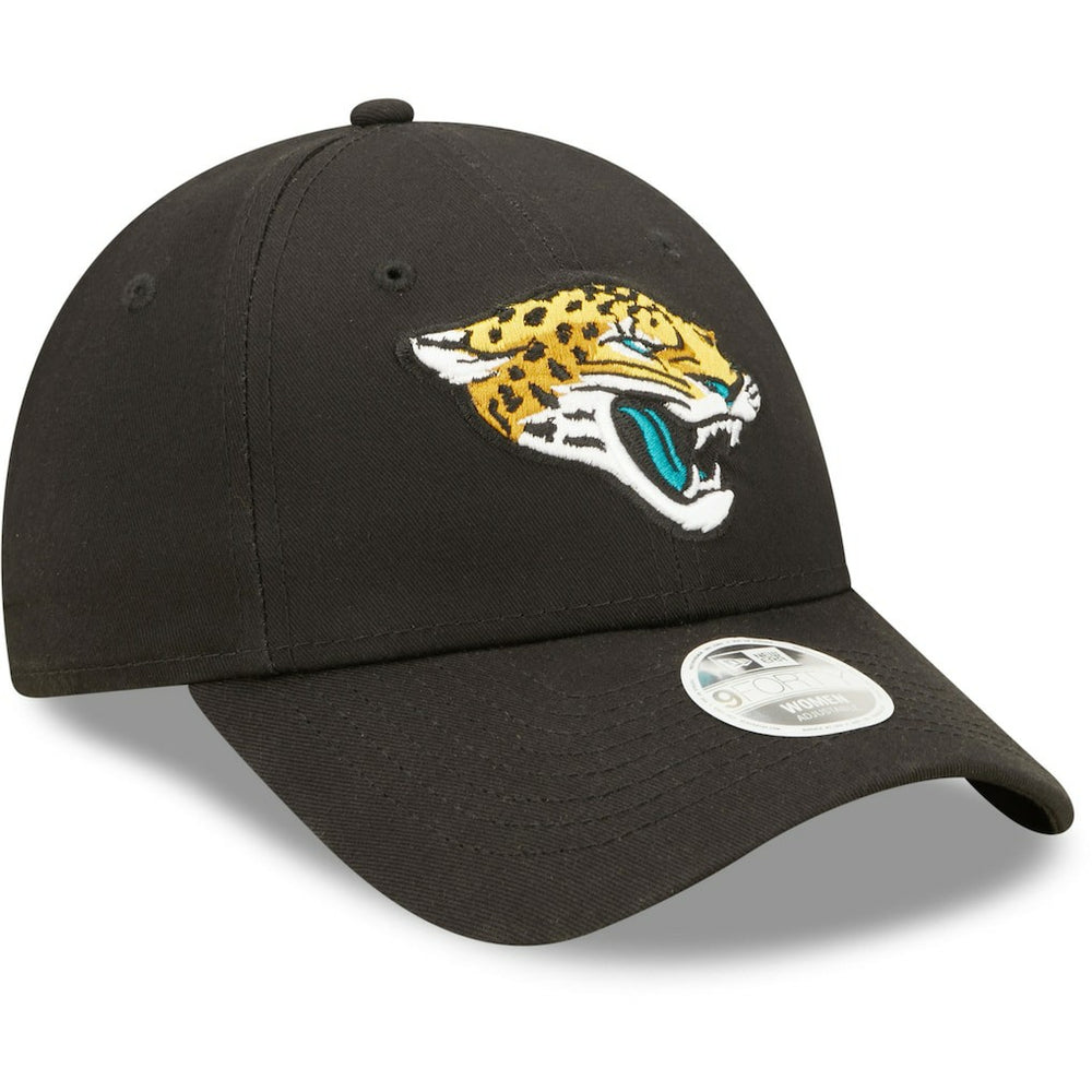Jacksonville Jaguars New Era Women's Simple 9FORTY Adjustable Hat - Black Hats