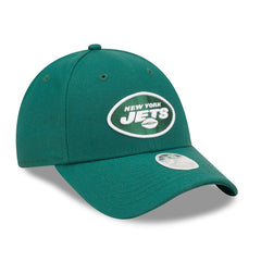 New York Jets New Era Women's Simple 9FORTY Adjustable Hat - Green Hats