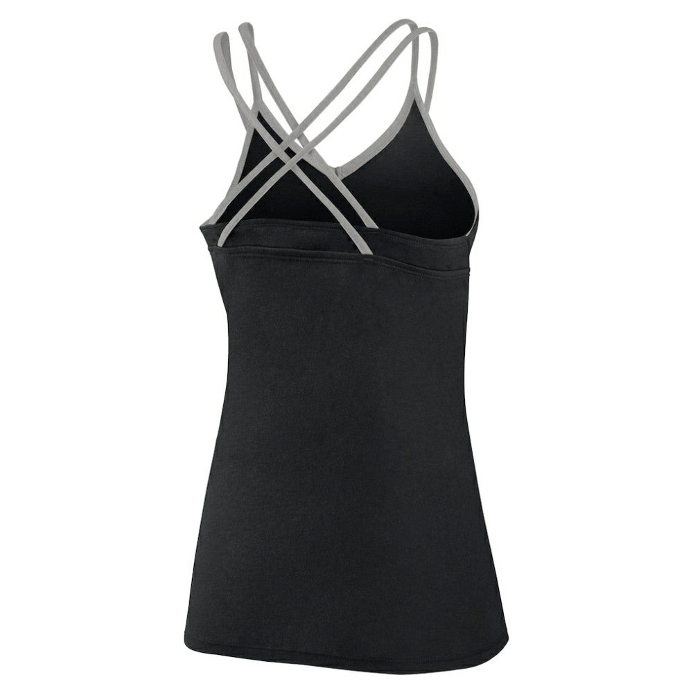 Chicago White Sox Fanatics Women's Barrel It Up Cross Back V-Neck Tank Top - Black Tanks