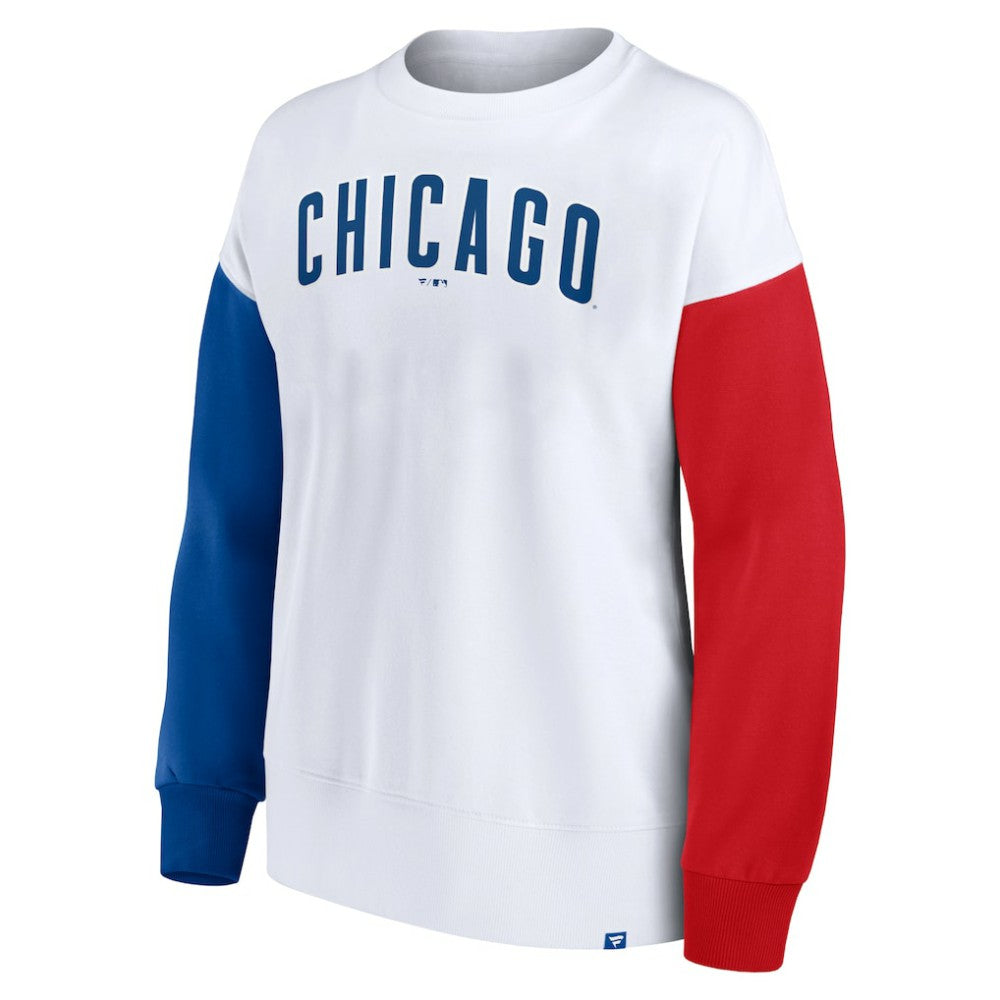 Chicago Cubs Fanatics Women's Series Pullover Sweatshirt - White Pullover