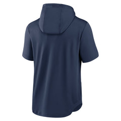 Cleveland Guardians Nike Springer Short Sleeve Team Pullover Hoodie - Navy Hoodies