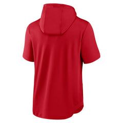 St. Louis Cardinals Nike Springer Short Sleeve Team Pullover Hoodie - Red Hoodies