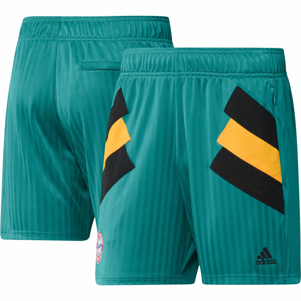 Bayern Munich Football Icon Shorts Green - Adidas sale