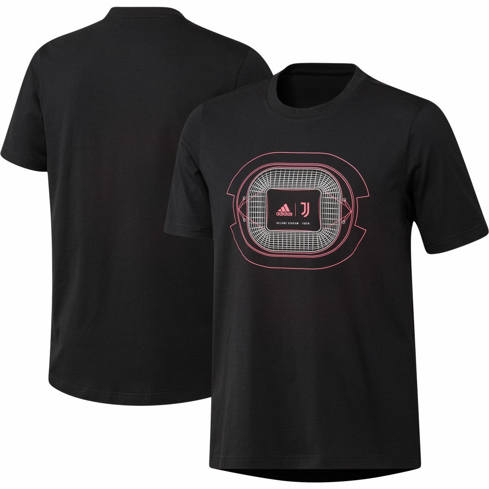 Juventus Male Graphic T-Shirt Black - Adidas discount