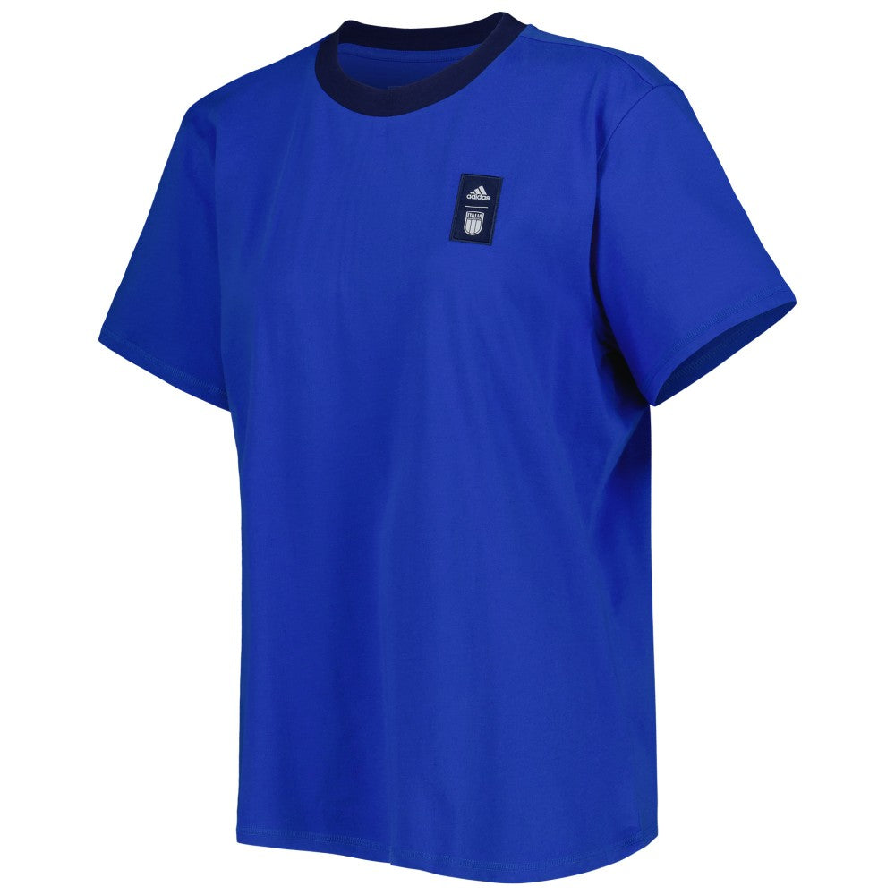 Italy National Team Women's Training T-Shirt Blue - Adidas discount